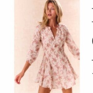 Mellini Floral Cotton Mini Dress